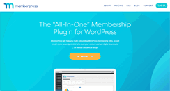 Desktop Screenshot of memberpress.com